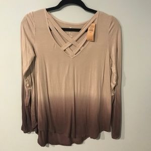 Ombre Long Sleeve Soft & Sexy Shirt